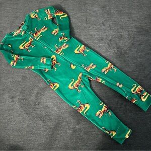 Cat & Jack size 2T pjs velour dinos excellent condition